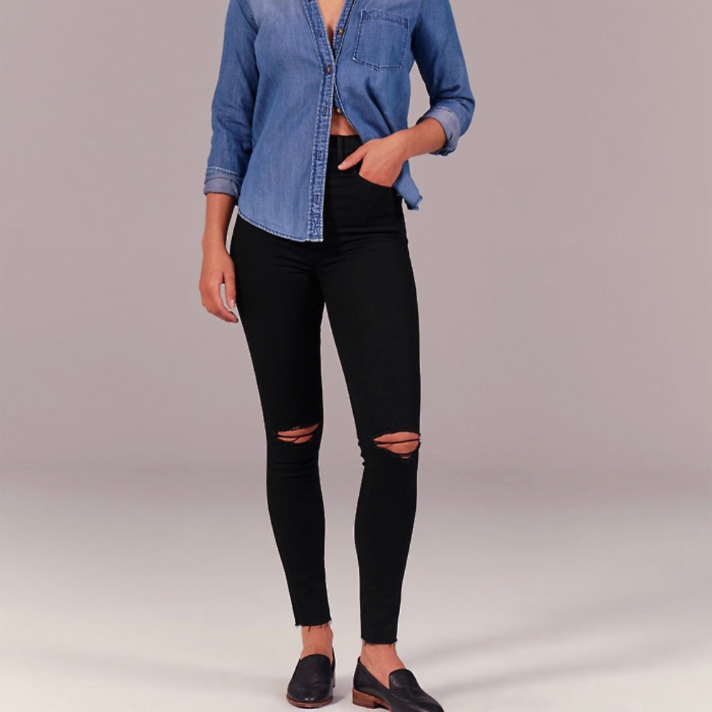 Abercrombie Ultra High Rise Super Skinny Jeans